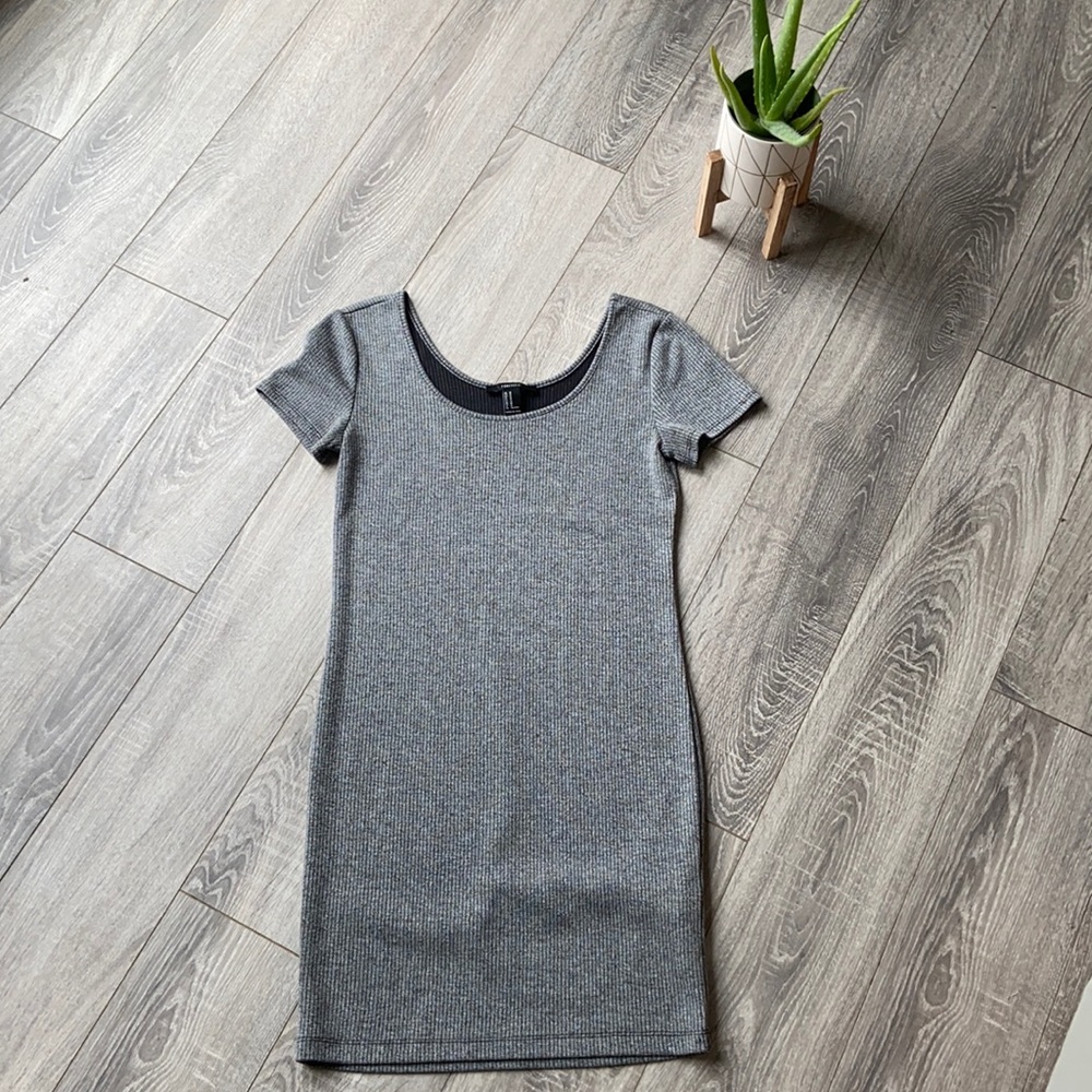 Ribbed Fitted Dress